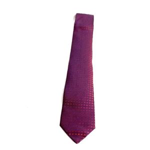 Hermes Red All Over Pattern Silk Brand Accessories Necktie Men's