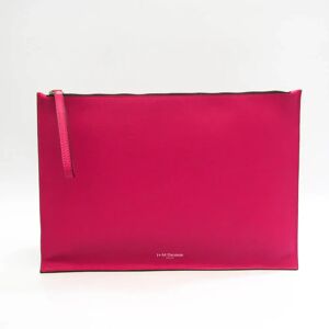 J&M DAVIDSON Women's Leather Clutch Bag Pink