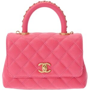 Chanel Matelasse XXS Pink AS2215 Women's Grained Calf Bag Back