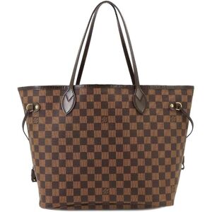 LOUIS VUITTON Damier Neverfull MM Ebene Threes N51105 Brown