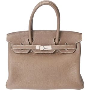 Hermes Birkin 30 Etoupe Palladium hardware P stamp [around 2012] Ladies Togo handbag