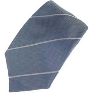 LOUIS VUITTON Necktie Silk Blue Stripe