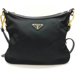 Prada Bag Shoulder Nero Black BT0706 S Nylon Saffiano