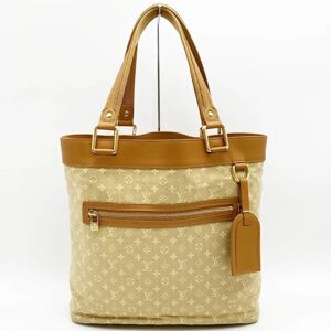 LOUIS VUITTON Monogram Mini Lucille PM Tote Bag Shoulder Beige Women's Fashion M92684