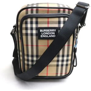 Burberry Vintage Check Shoulder Bag Archive Beige 8023381 Men Women