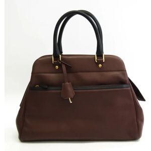 J&M DAVIDSON Women's Leather Handbag Brown