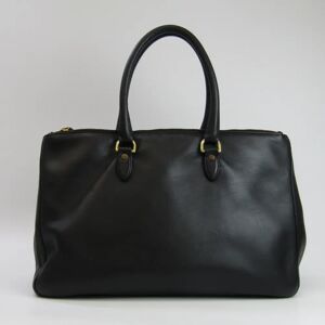 J&M DAVIDSON Women's Leather Handbag Black