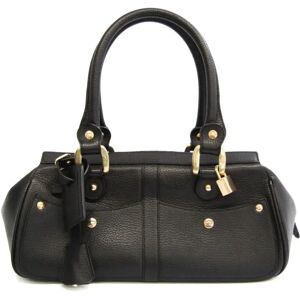 J&M DAVIDSON Women's Leather Handbag Black