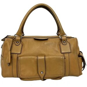 Tod's Tote Bag Brown Camel Leather  Handbag Ladies
