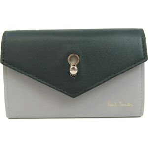 Paul Smith PWD861 Leather Card Case Dark Green,Gray