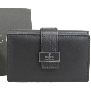 Gucci key case for 6 leather black 033 1323 0860