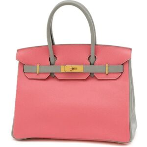 Hermes Birkin 30 Handbag Epson Rose Azalea Grimuet Matte C Engraved Order