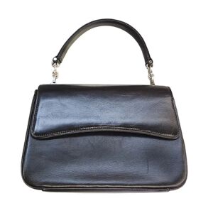 Bally handbag ladies leather black