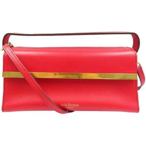 J&M DAVIDSON Eleanor Leather Red Shoulder Bag Handbag 0155J&M