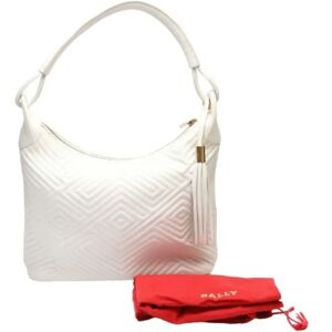 Bally One Shoulder  White Handbag