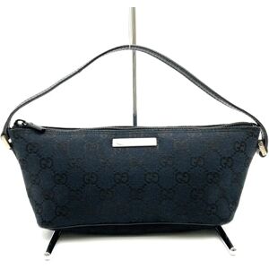 Gucci GG pattern handbag accessory pouch mini bag black ladies fashion 039 1108 USED