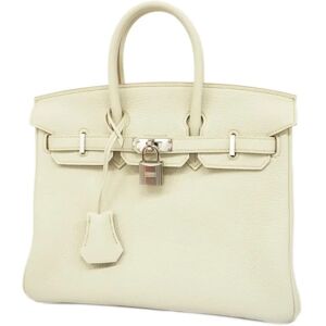 Hermes Handbag Birkin 25 B Engraved Togo Beton Ladies