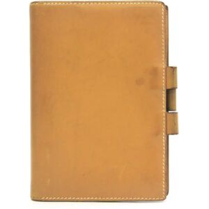 Hermes Agenda A6 Planner Cover Beige Brown GM