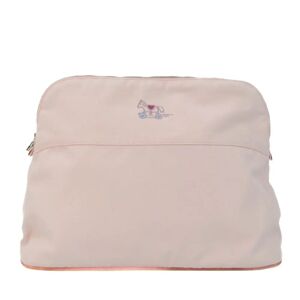 Hermes Adada Rodeo Bolide Pouch Toiletries Women's Cotton Pouch Baby Pink