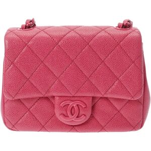 Chanel Matelasse Chain Shoulder Pink AS1784 Women's Caviar Skin Bag Back