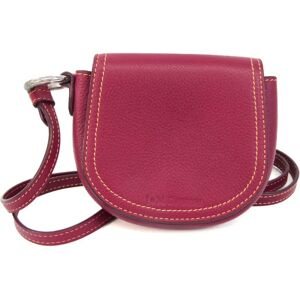 J&M DAVIDSON Saddle Bag Nano Mini Pochette Women's Leather Shoulder Bag Light Purple