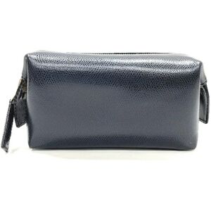 Celine Leather Navy Brand Accessories Pouch Women's Bag