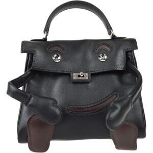 Hermes * 2000 Mini Kelly Black Veau Gulliver 78276