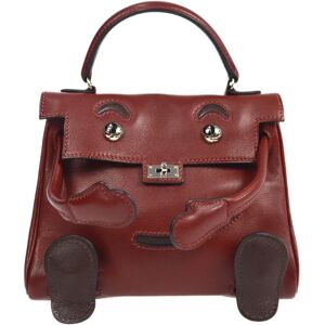 Hermes * 2000 Mini Kelly Rouge Vif Veau Gulliver 97452