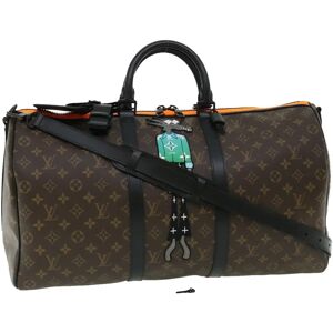 LOUIS VUITTON Cartoon Virgil Keepall Bandouliere50 Boston Bag M45616 Auth 31893A