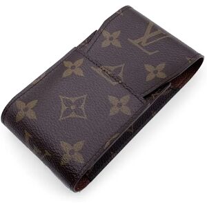 LOUIS VUITTON Monogram Brown Canvas Cigarette Case Holder M63024