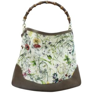 Gucci Bamboo Tote Canvas With Floral Print, FLORAL PRINT