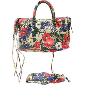 Balenciaga Floral Print Motocross City Satchel, FLORAL PRINT