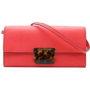 Michael Kors Coral Wallet/Clutch With Strap, CORAL