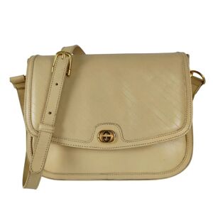 Gucci vintage 70s shoulder bag in beige leather, camera model - Size: L: 22cm - H: 17cm - W: 5cmThis item has been used and may have some minor flaws. Before purchasing, please refer to the images for the exact condition of the item.