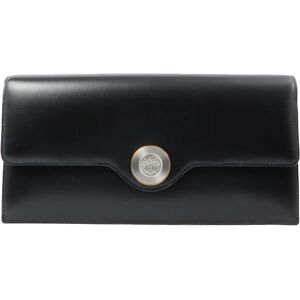 Hermes 1994 Made Logo Plate Clutch Bag Black