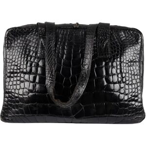 Vintage GFF GFF Croc-embossed Shoulder Bag