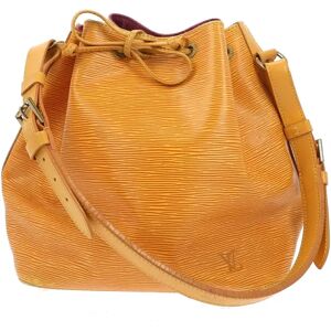 LOUIS VUITTON Noe Shoulder Bag in Yellow Leather