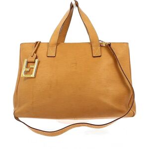 Fendi Handbag in Beige Leather