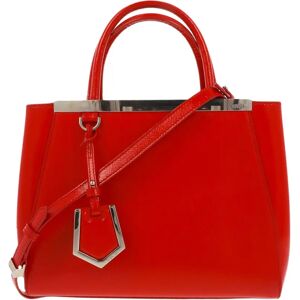 Fendi 2Jours Handbag in Red Leather