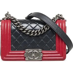 Chanel Small Bicolor Boy Black