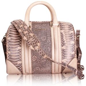 Givenchy Mini Lucrezia Python & Lizard Bag, BEIGE - Size: 26x14x18 cm  DROP LENGTH: 10 cm, 4 in