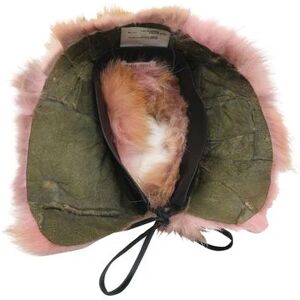 Miu Miu Coyote & Lamb Leather Pink & Beige Collar