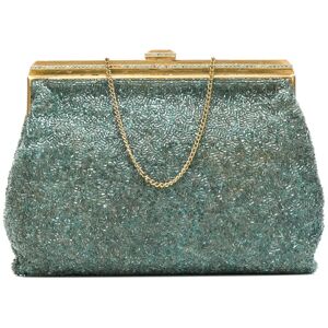 Vintage Finds Vintage 1950s Aqua Blue Beaded Handbag, Aqua blueThis item has been used and may have some minor flaws. Before purchasing, please refer to the images for the exact condition of the item.