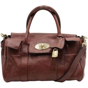 MULBERRY Small Bayswater In Classic Grain Leather, BROWN