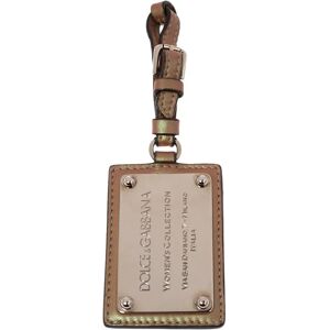 Dolce&Gabbana Iridescent Leather Luggage Tag