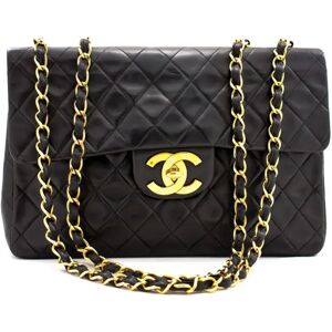 Chanel Maxi Flap Shoulder Bag, Black/GoldThis item has been used and may have some minor flaws. Before purchasing, please refer to the images for the exact condition of the item.