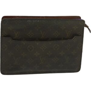 LOUIS VUITTON Monogram Pochette Homme Clutch Bag M51795 LV Auth ti983