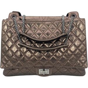 Chanel Metallic Bronze Quilted Leather Classic Flap Shopping Tote