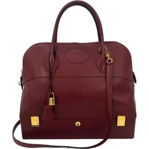 Hermes Rouge Epsom Leather Macpherson Bag c1990s