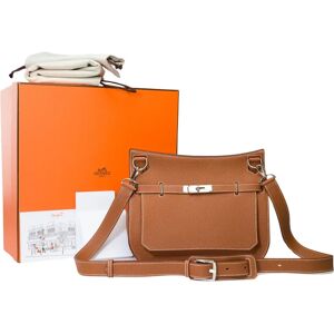 New Jypsiere 28 crossbody bag in Gold Taurillon Clemence leather, PHW - Size: Stunning​ ​Hermes​ ​Jypsiere​ ​28​ ​shoulder​ ​bag​ ​in​ ​Gold​ ​Taurillon​ ​Clemence​ ​,​ ​palladium​ ​metal​ ​trim,​ ​adjustable​ ​shoulder​ ​strap​ ​in​ ​gold​ ​Taurillon​ ​c